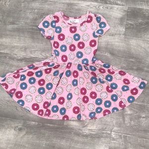 Dot dot smile donut cap sleeve dress